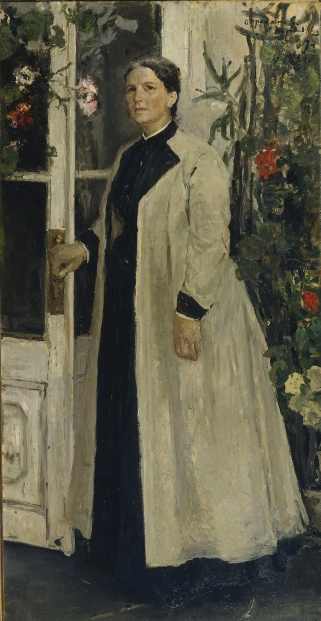 Konstantin Korovin - 107, Ritratto di Olga Pavlovna Orlova, Tretyakov Gallery, Moscow